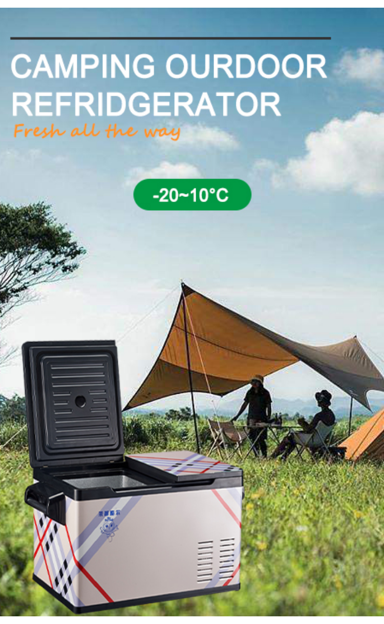 Freezer Cooling Mode LP-35GB DC 12/24V Portable Car Fridge Refrigerator With Compressor
