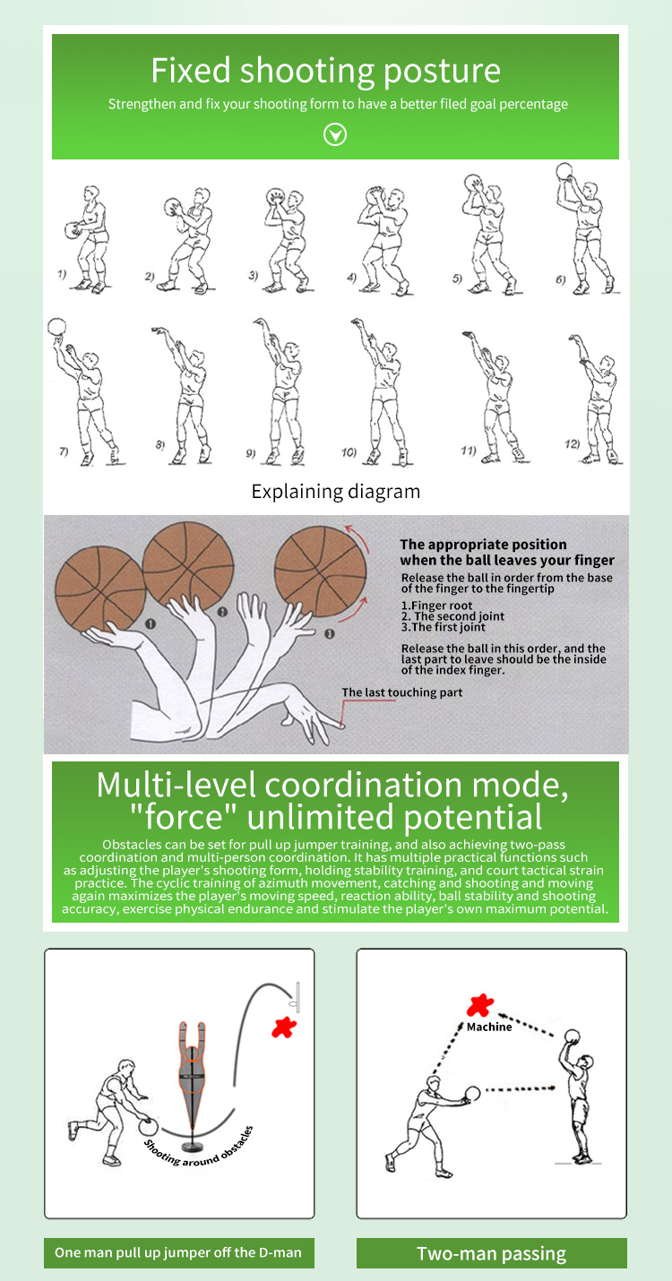 Speed Adjustable Basketball Shooting Machine For Professional Competition
