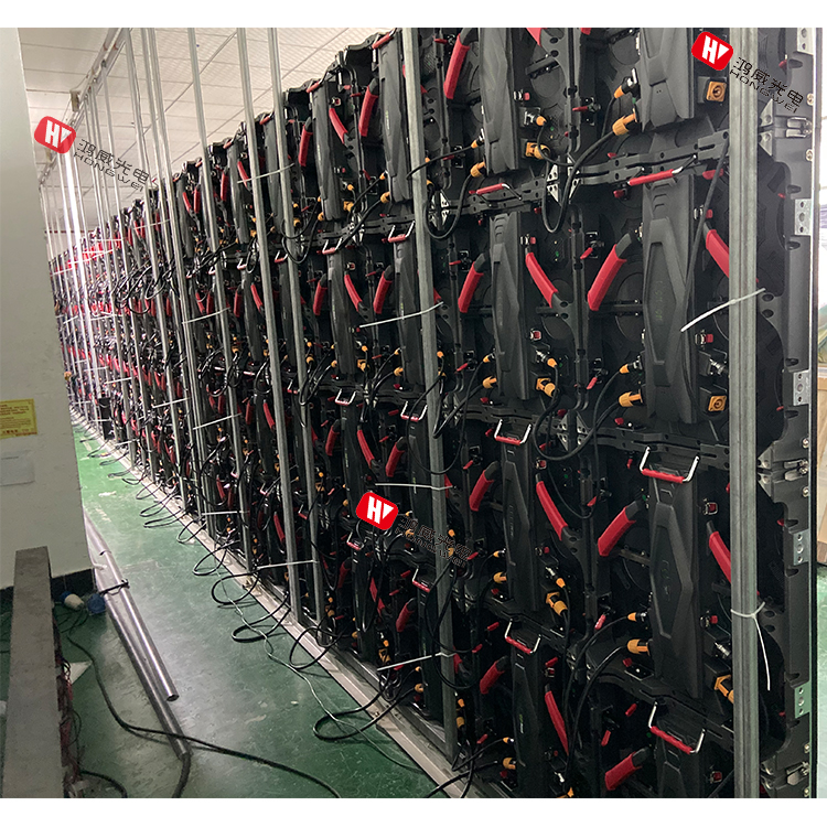Hongwei 4k Rental Use LED Panel Displays For Stage Background P4.8 P3.9 P2.9mm