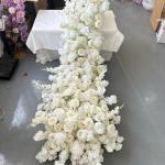 Wedding Decoration Supplies Custom Color Silk Wedding Floral Table Runner