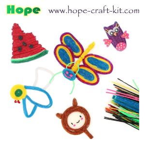 China Kids DIY Art Craft Material STEM Innovation Flexible Magic Wax Sticks Wax Wire Wikki Stix Doodle Sticks OEM ODM factory