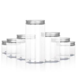 China Transparent Empty Cream Container Airless Leakproof 8oz Capacity factory