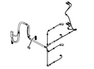 China ATM Spare Parts 445-0733349 S2 PICK MODULE HARNESS factory