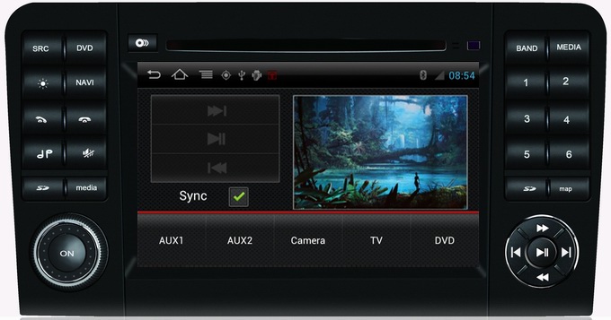Ouchuangbo Car Audio GPS Navi Radio S150 Android 4.0 for Benz ML W164 /GL X164(2005-2012) with 3G Wifi USB VCD OCB-213C