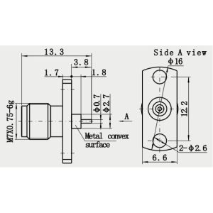 Computer LANs Female 50Ω 2.4mm RF Connector
