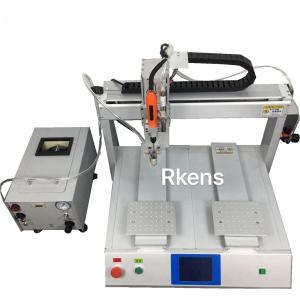 China Desktop Auto Screw Feeding Screw Driving Robot With Two Platforms factory