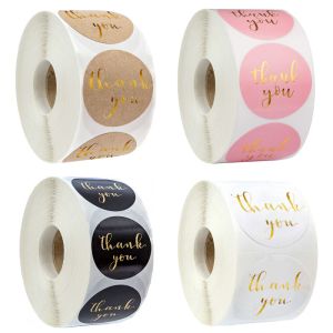 HT Cute Customizable Thank You Stickers Small Business Self Adhesive