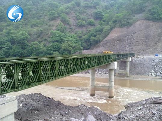 Muti-span bridge,HD200 bailey bridge,steel bridge manufactuere,China bailey