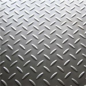 China High Strength SS400 Stainless Steel Checker Plate Hot Rolled Embossed Sheet 1000mm factory