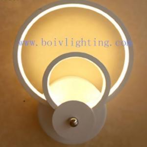 China Wall Lamp Black Acrylic Iron Aluminum Crative Corrior Lamp factory