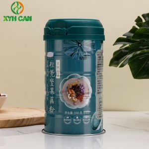 China Milk Powder Tin Cans FDA for 500g Tin Boxes for Milk Powder Food Packages 0.23mm Thickness With Top Cover factory