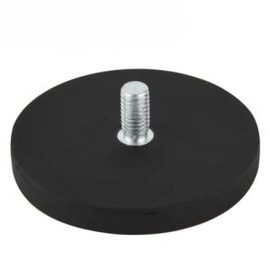 China Thread Rubber Coated Neodymium Holding Magnet factory