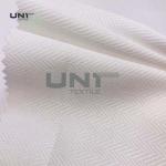 Herringbone Pocketing Fusible Interfacing Fabric Flame Retardant