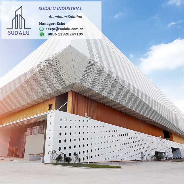 SUDALU Customized Exterior Aluminium Wall Cladding Panels Building Facade Decorative Panel
