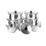 7 PCS Cookingware Set Cooking Pot Kitchen Ware Aluminum Cookware Set