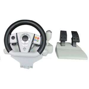 Bluetooth Wireless Video Game Steering Wheel Built In Lithium Battery