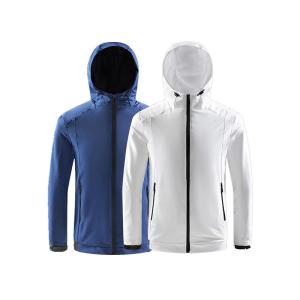China Waterproof Windproof Hooded Sports Top Windbreaker Lightweight Walking Coat factory