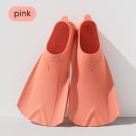 Full Silicone Short Spearfishing Flippers Freediving Fins For Kids Adults