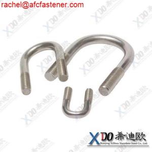 China Monel400 square u bolts for pipe steel u bolt factory