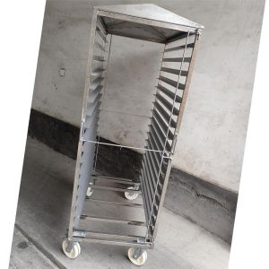 Customized 15 18 20 30 Layers Stainless Steel 304 Dehydrator Drying Rack Trolley