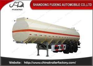 China Tri Axle Fuel Tanker Semi Trailer 45000 Liters With Carbon Steel factory