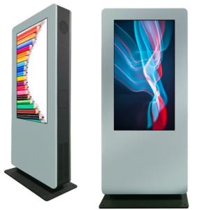 China 65&quot; Smart Outdoor Interactive Kiosk IP65 Tempered Glass Free Standing factory