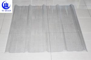 China FRP Transparent Roofing Sheets Corrugated Roofing Plastic Spanish Tile factory