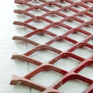 Heavy Duty Raised Iron Expanded Metal Mesh 4x8 Steel Gratings