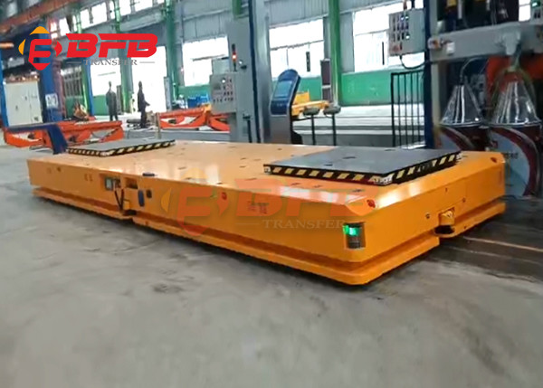 Electric Trackless Agv Battery Powered Trolley For Redar Guidance