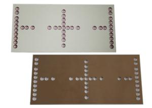 China Radio Frequency HF PCB Prototype Board 2 Layer White Solder Mask factory