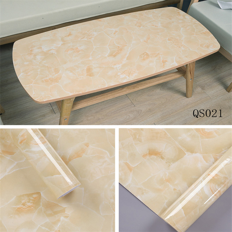 Sample Policy A4 Paper Size Sample PVC Vinyl Self Adhesive Wallpaper 3D Marble/Brick Design for Home/Kitchen/Bathroom