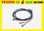 Flexible soft EEG electrode cable with silver chloride plated copper ,emg