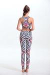OEM women yoga pants polyester spandex fabric bodybuilding gymwear