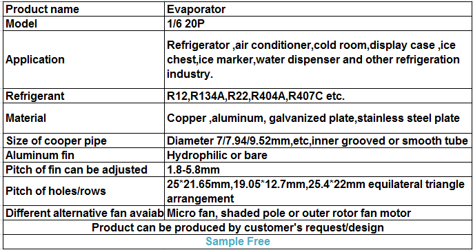 Slanting Insert Finned Tube Coil Heat Exchangers in Refregeration Cooling System