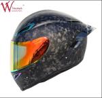 Full Face Motorcycle Helmet Retro Carbon Fiber Excellent Ventilation Comfort And