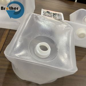 Portable LDPE Soft Plastic Foldable Cubitainers 20L, Liquid Storage Plastic Bag