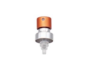 China SGS FEA15 Orange Aluminum Aerosol Perfume Sprayer With Collar factory