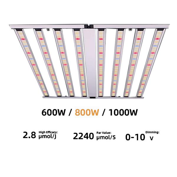 Dimmable Bar Style Led Grow Lights Full Spectrum 800w Lm301h Indoor LED Grow