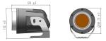 IP67 Vehicle LED Work Lights Auxiliary Driving Lights For Motorcycles