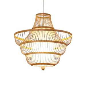 China Bedroom Living Room Flush Mount LED Ceiling Fan / Rattan Ceiling Fan With Light factory
