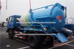 Dongfeng 8cbm 8000Liters Vacuum Sewage Septic Fecal Suction Truck Sewer dredging