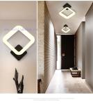 Wall Lamp Curves A Wide Variety Of Styles 290*120*100MM Aluminum White
