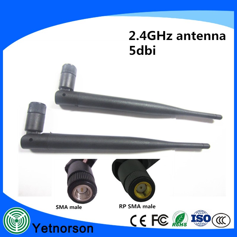 Long Distance Range 2km WiFi Antenna with 5dB Gain and 50Ω Input Impedance