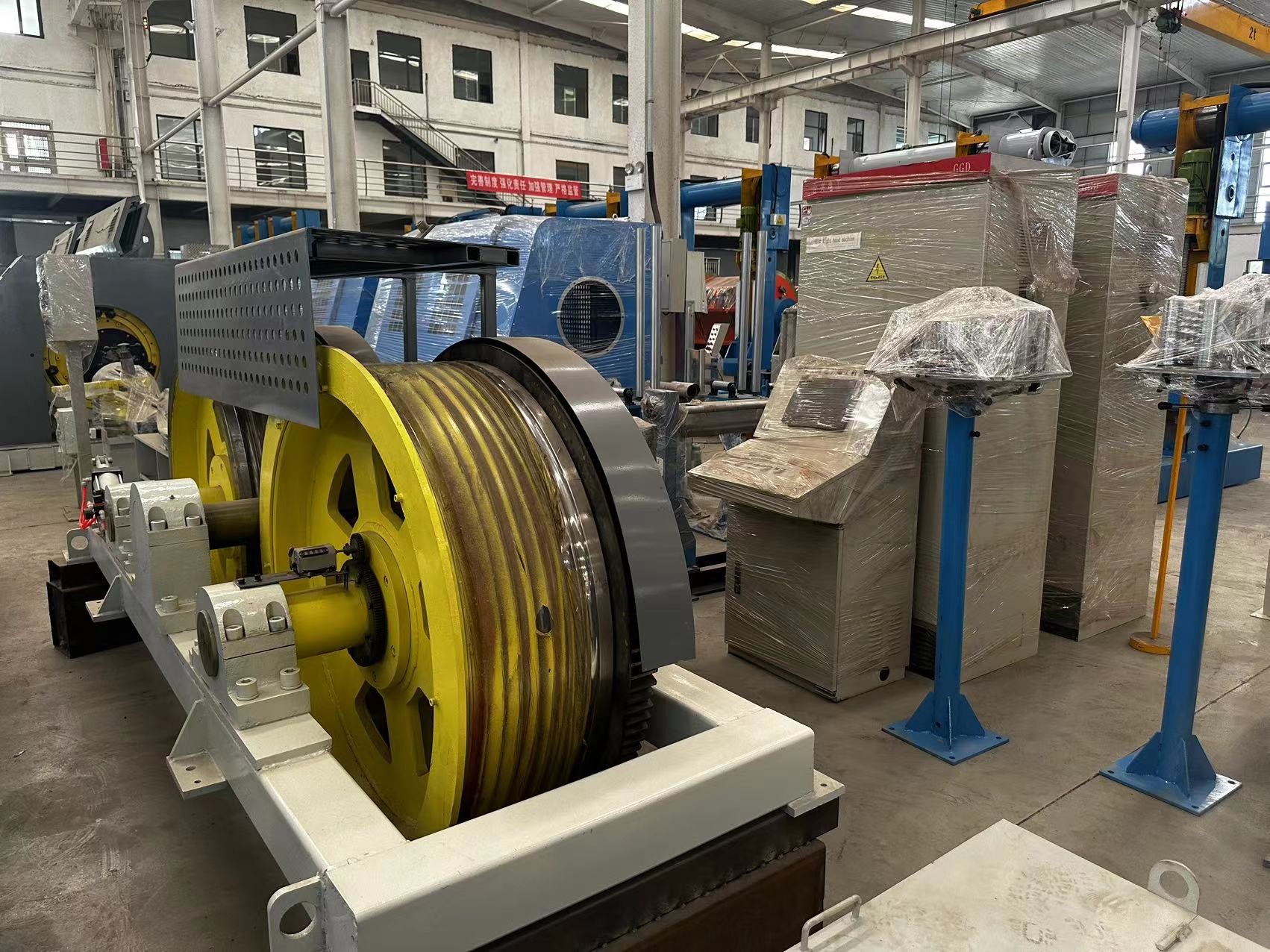 Steel Wires Tubular Strander Machine JGG-630/8F Siemens Motor Driving