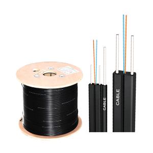 China Outdoor Steel Wire FTTH Fiber Optic Drop Cable LSZH Self Support factory