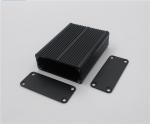 Heat Resistant Powder-coated Black Extruded Aluminum Enclosure 46*19*60mm With