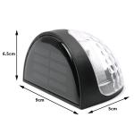 Solar Fence Light Semi-circle Outdoor Wall Light White Decorative Lighting