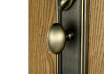 Luxury Brass Door Handles American Standard Cylinder Zinc Alloy