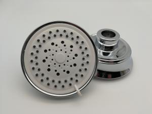 China ABS plastic material 4inch round chrome plating shower head top shower rain shower wholesale factory
