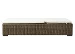 Hotel 5 Positions Adjustable Backboard Wicker Garden Daybed